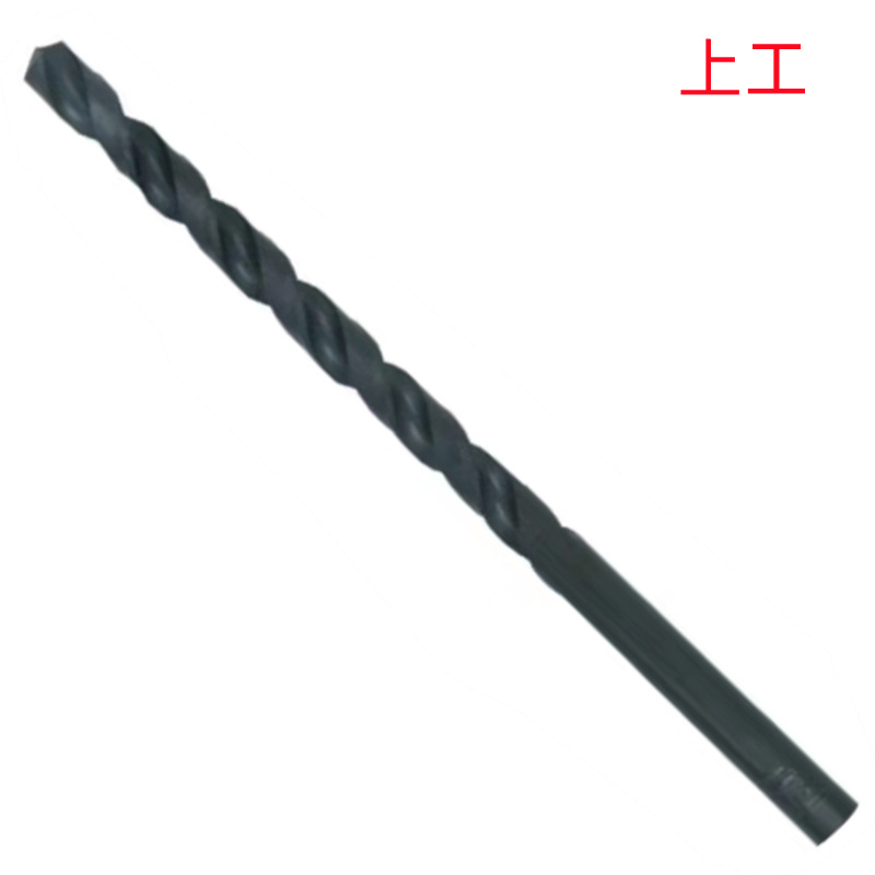 Work 3.1MM-5MM-10.5MM-12.5MM-13MM black hardened wholesale sales straight handle lengthened drill