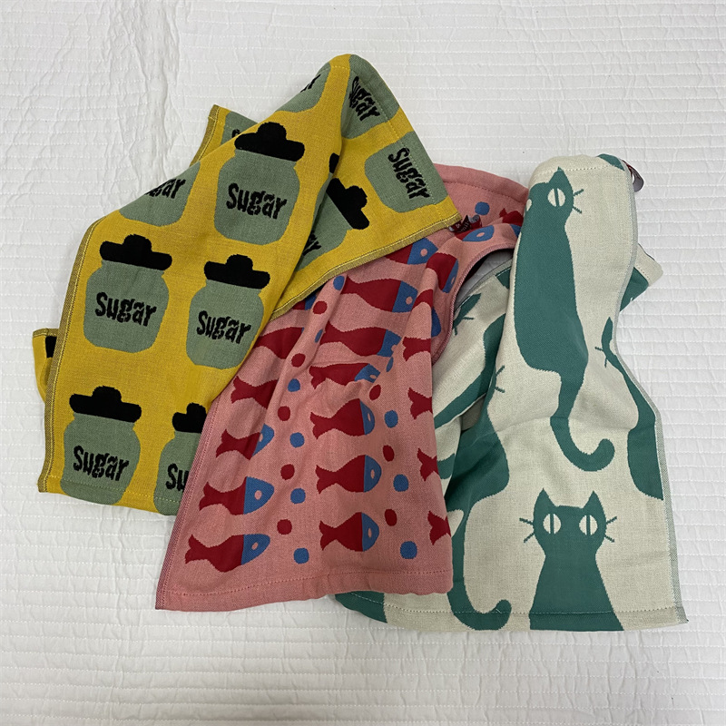 70g Weight Towels, Bath Towels Home Textiles & Decor Type Hooks Storage & Cleaning Cotton Material Animal Pattern Cute Style Cute Animal Cotton Towels Bath Towels Hooks 6