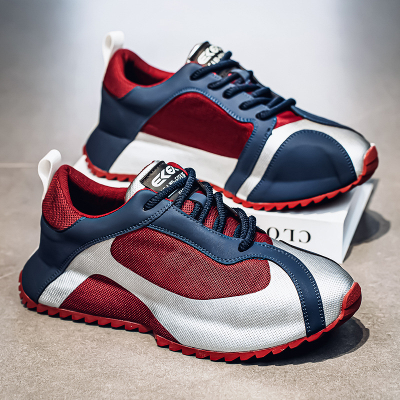 2025 primavera y verano nueva moda todo-fósforo zapatos casuales cómodos Douyin net rojo el mismo estilo Forrest Gump zapatos deportivos para hombres