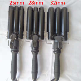 发廊蛋卷卷发棒蛋卷头三管电卷棒法式蓬松大卷懒人蛋蛋卷棒三棒