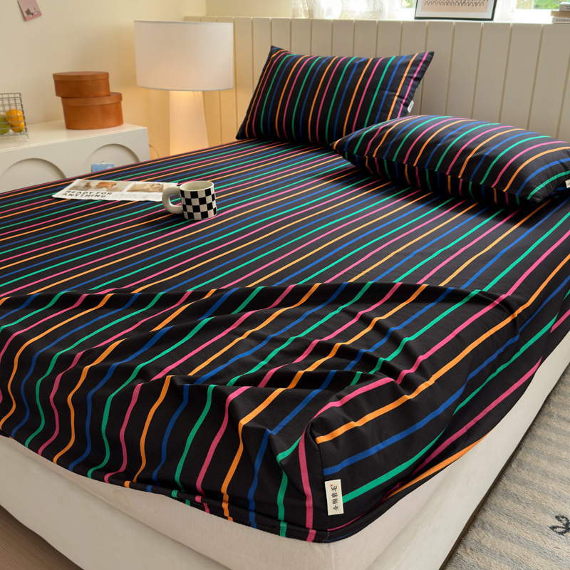 Cama de algodón grueso y molido, una sola pieza de algodón puro otoño y invierno, nueva cubierta de colchón doble