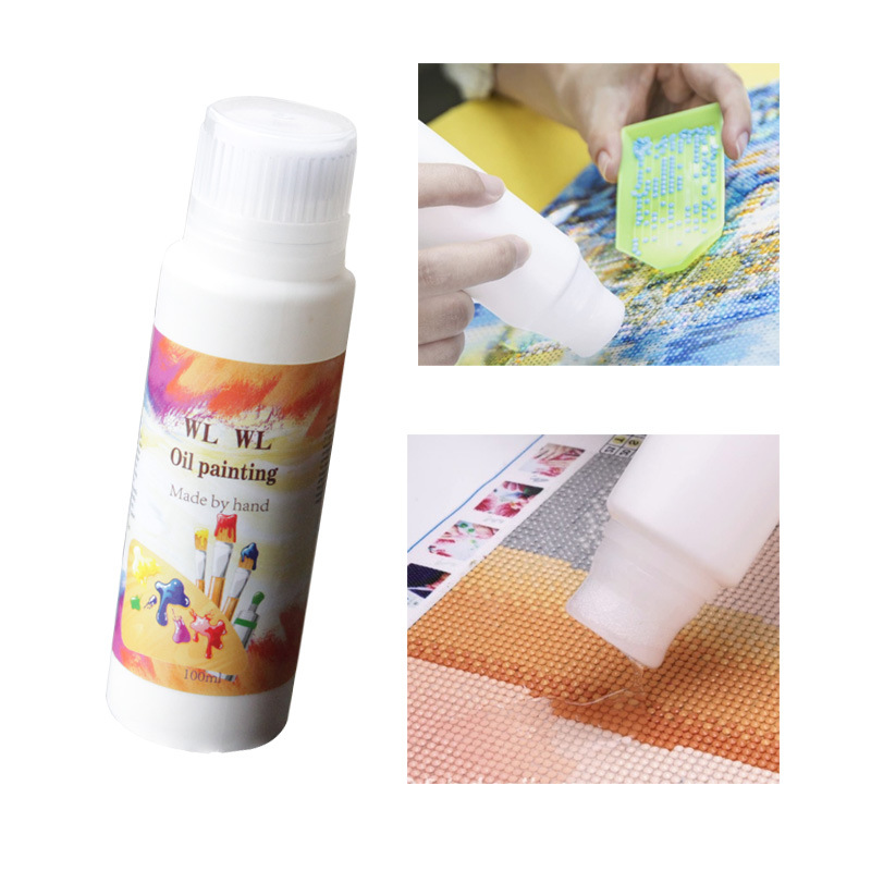 钻石画保护剂表面增亮剂外贸DIY密封剂防脱宝钻石字秀透明固定胶