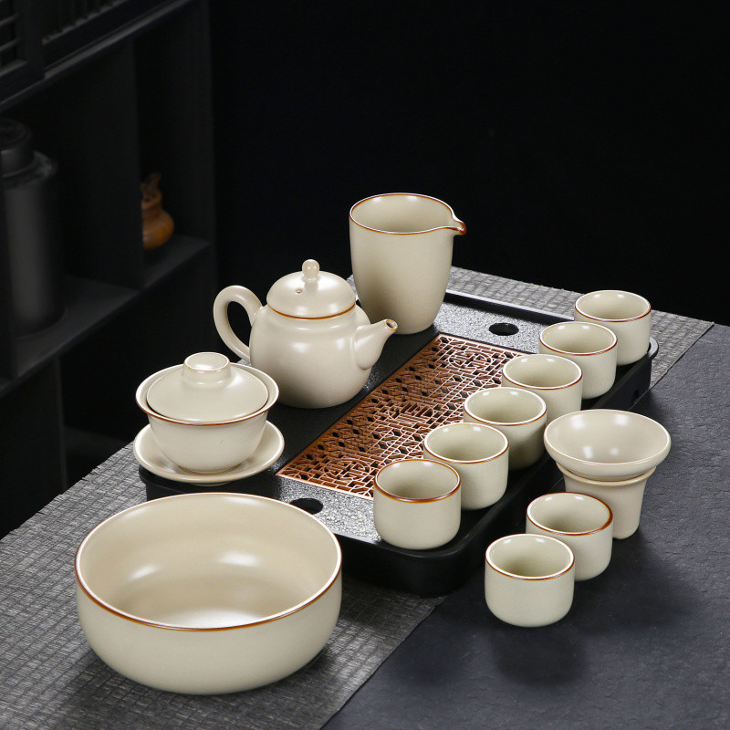 여요 부자 냄비 + 덮은 그릇 - 8 컵 + 차 세척 + 흐르는 창 트레이