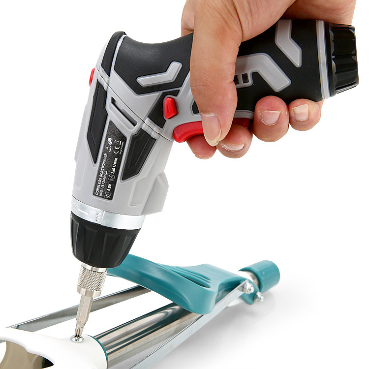 Suministro transfronterizo destornillador eléctrico de litio 3.6V tipo de taladro eléctrico de carga TYPE-C interfaz pistola de mango recto destornillador