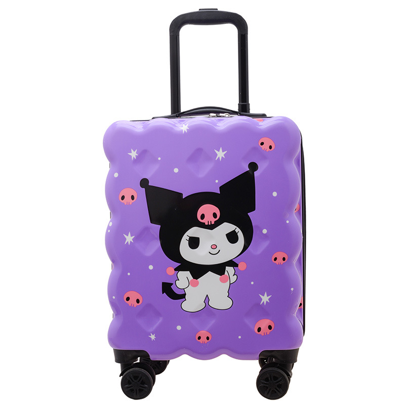 Caja de la carretilla de los niños caja de dibujos animados niños y niñas caja de la carretilla Mario trolley caso adulto coolomi maleta de 19 pulgadas