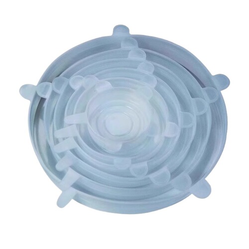 Food-grade silicone lid, multi-function freshkeeping bowl cover, round universal fresh wrap lid