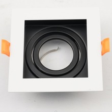 厂家直供  易换百配LED前置也可后置模组MR16GU10灯杯方形格栅灯