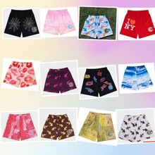 跨境速卖通EE男子沙滩裤健身训练男女士网眼速干五分裤运动篮球裤