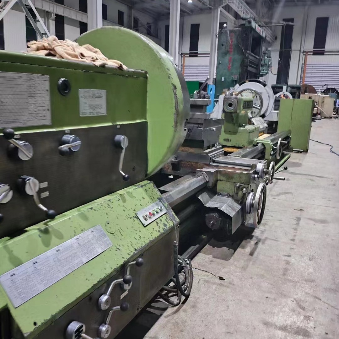 转让二手天津二机CT61125Ax5米卧式车床导轨宽度750主电机功率:11