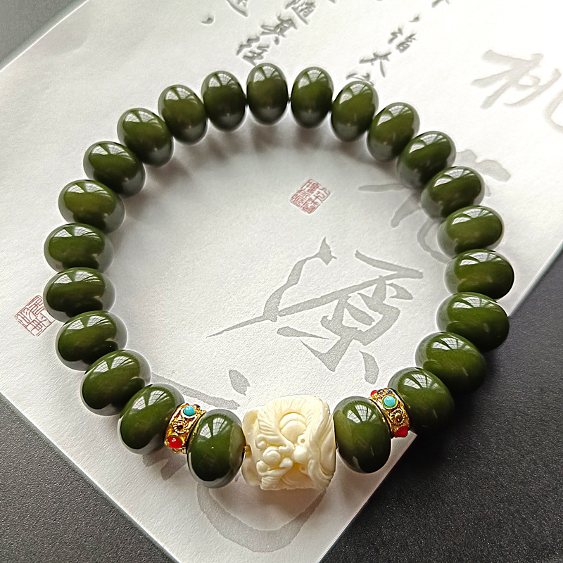 叶岛春纪菩提根手串佛珠念珠文玩天然菩提子真品男女款绕指柔盘玩