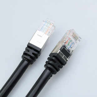 Factory Rj12 Telephone Line 6P6C Pure Copper 6-Core Round Wire Finished Telephone Line Signal Connection Line with Crystal Head