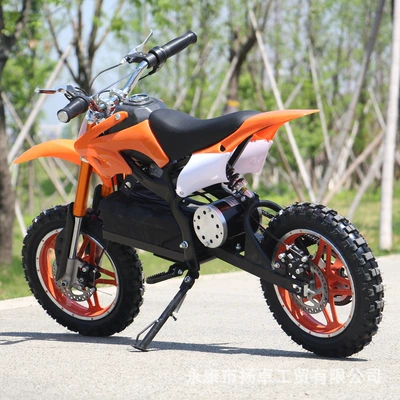Cross-border small electric off-road, Elektrikli motosikletlər - orange-24v300w-motor-24v12a-lead-acid-battery-7-inch-wheel
