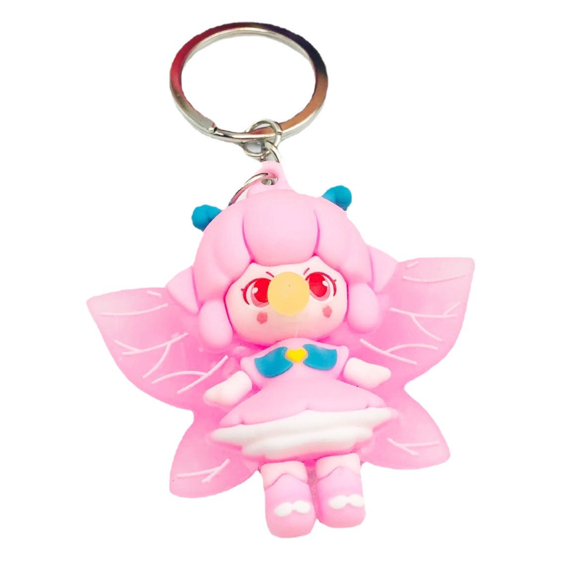 Burbuja elfo llavero muñeca mochila colgante llavero colgante personalizado moda práctico pequeño regalo