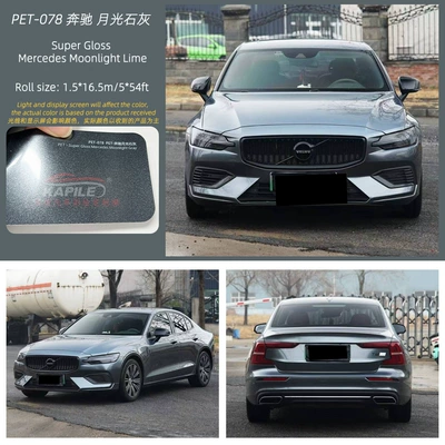 Color Change, Empty Powder, Full Body, Auto Color Change Film - pet-mercedes-moonlight-lime-15217m