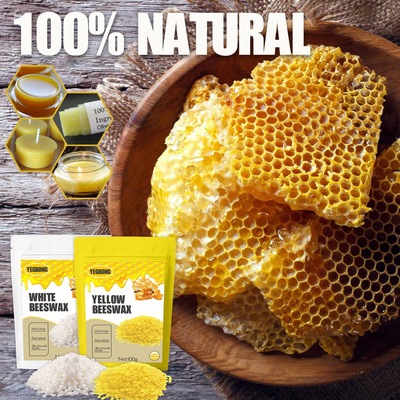 Yegbong natural beeswax grain Multipurpose Cosmetics raw material skin nursing candle make