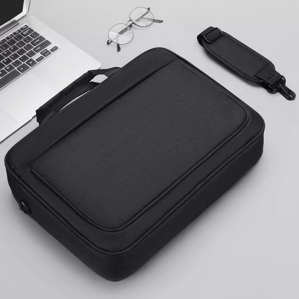 Small Custom Wholesale Men's Large Capacity Business Briefcase Thickened Water-Proof Computer Shoulder Bag 15.6 Inch