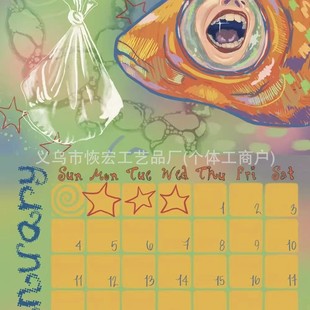 2026��ƷHandmade wall hanging calendar�ֹ��ڒ�ʽ�՚v