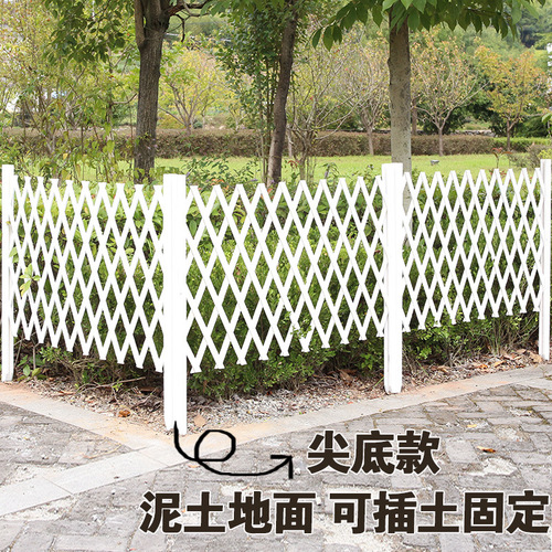 Anticorrosive wood fence fence outdoor yard decoration retractable wall guardrail outdoor wooden fence indoor pet fence