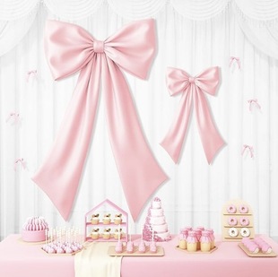 Cross-Border Oversized Bow Birthday Party Wedding Wedding Newlywed Decoration Scene Layout