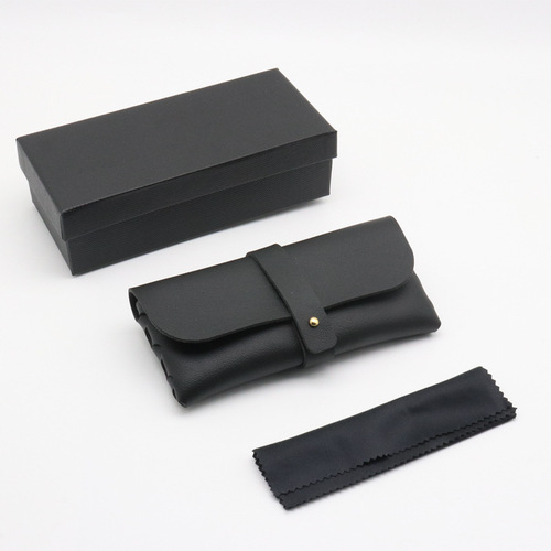  Handcrafted Leather Eye Glass Box Durable Portable Sunglasses Case Leather Eye Glass Soft Bag