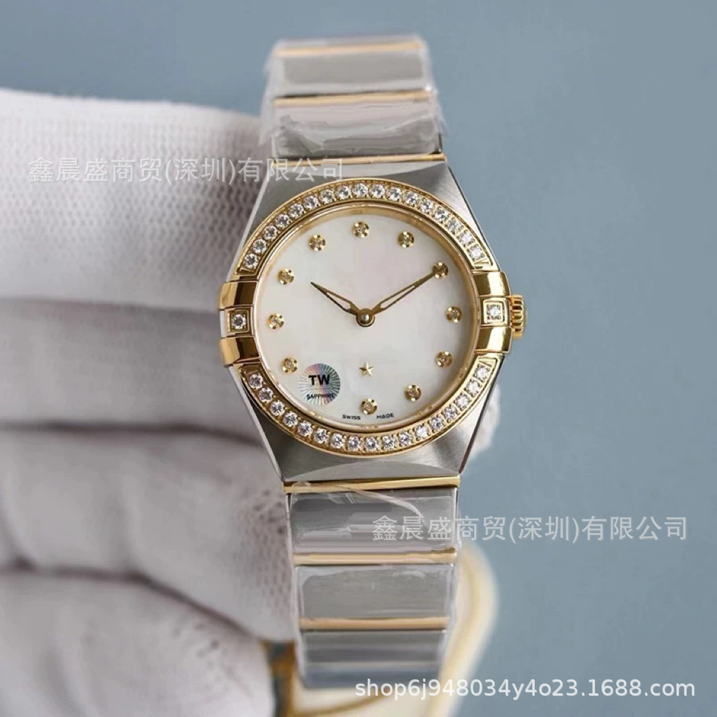 TW 3s Factory Constellation 28mm Women's Quartz Wristwatch Fashionable Double Eagle Unisex Fully Automatic Mechanical Couple's Watch