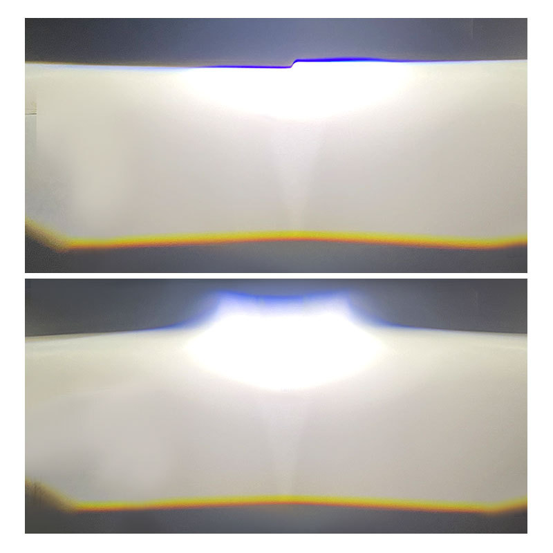 Ventas calientes A6LED lente del automóvil condujo faro lente de doble luz faro del automóvil 55W inteligente de alta potencia