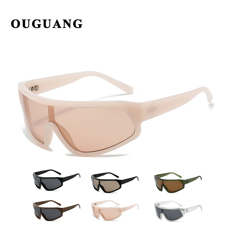 Nuevas gafas de ciclismo de una pieza, gafas de sol para deportes al aire libre en bicicleta, gafas para correr, gafas de sol a prueba de viento al por mayor