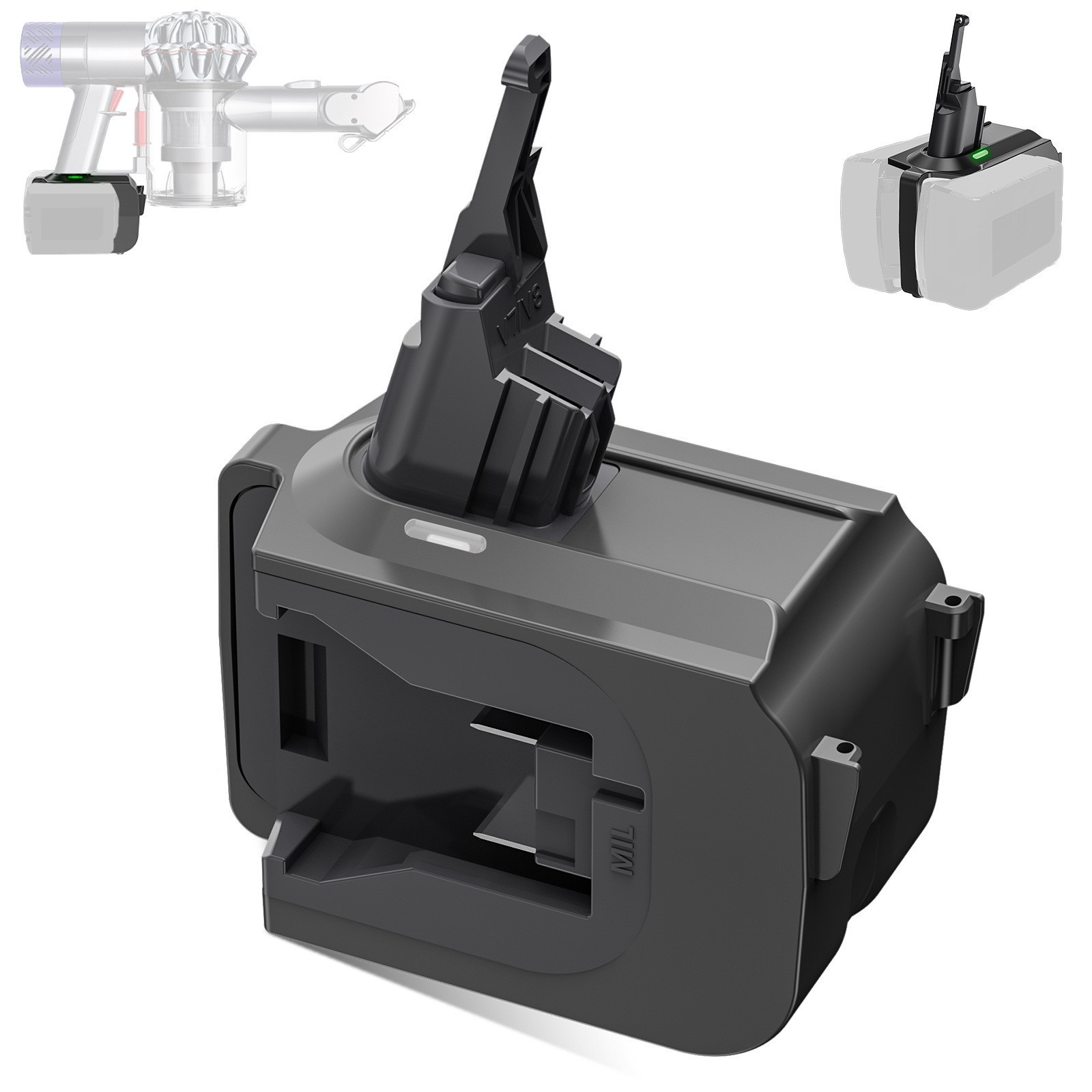 Adaptación para DYSON Dyson Vacuum Cleaner V7 V8 Adaptación para herramientas de Watch Makeda Dewey Batería de litio