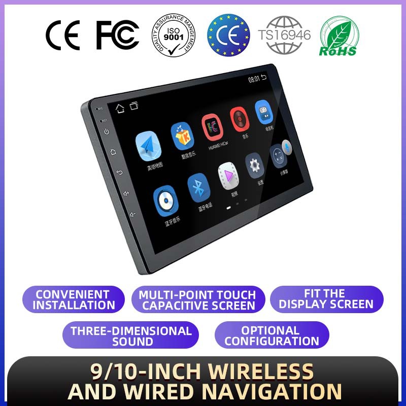 Cross-border 9-inch 10-inch car navigation car GPS Bluetooth smart car navigator multi-function car player 2
