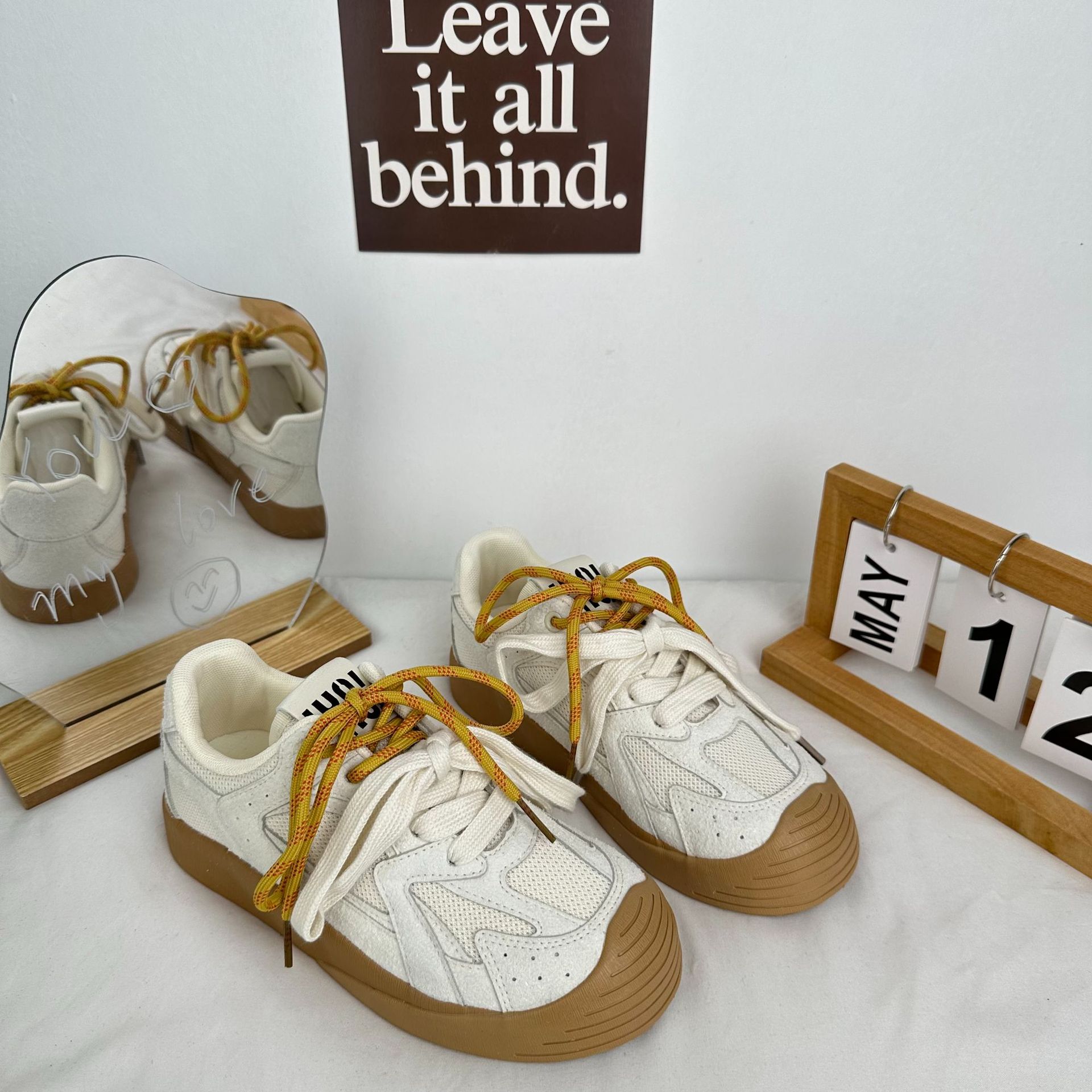 Yuanbo 2024 primavera y verano zapatos de lona transpirables de tela