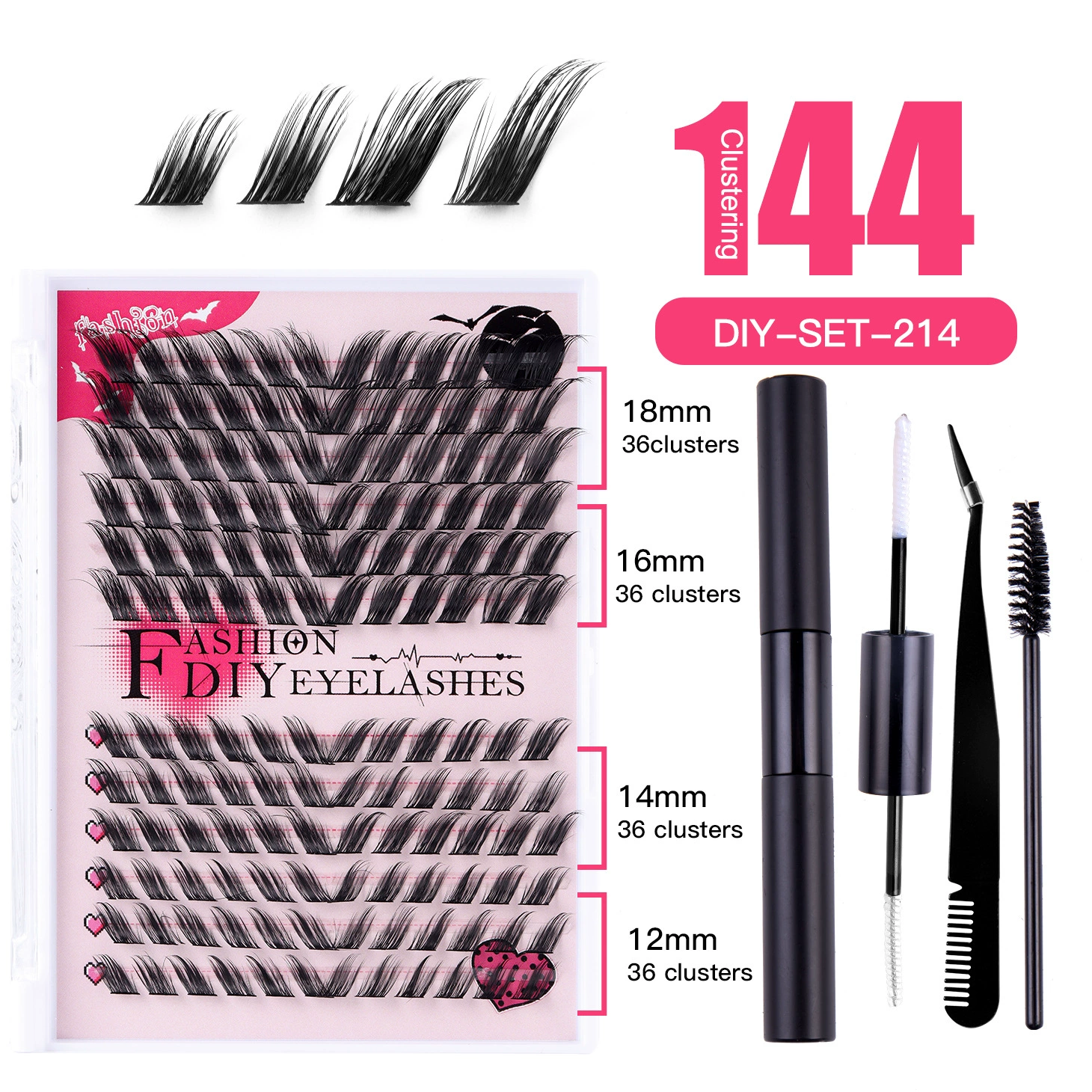 (Cross-border trading), false eyelashes, long set for eyelashes, new collection