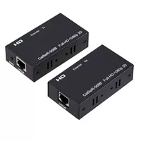 [HDTV延长器单网线60米120米转RJ45网络延长器 HDTV60米延长器]