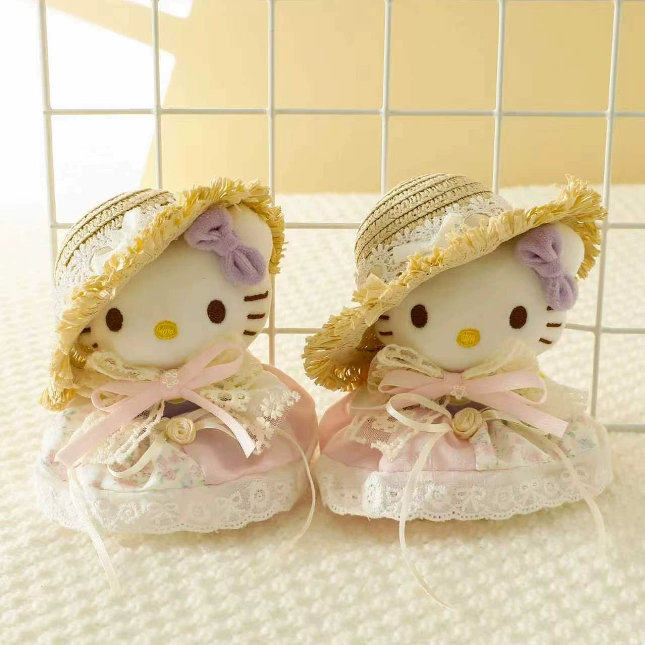 Плюшевый брелок (Sanrio) Hello Kitty, плюшевая кукла-талисман, размеры 10–16 см