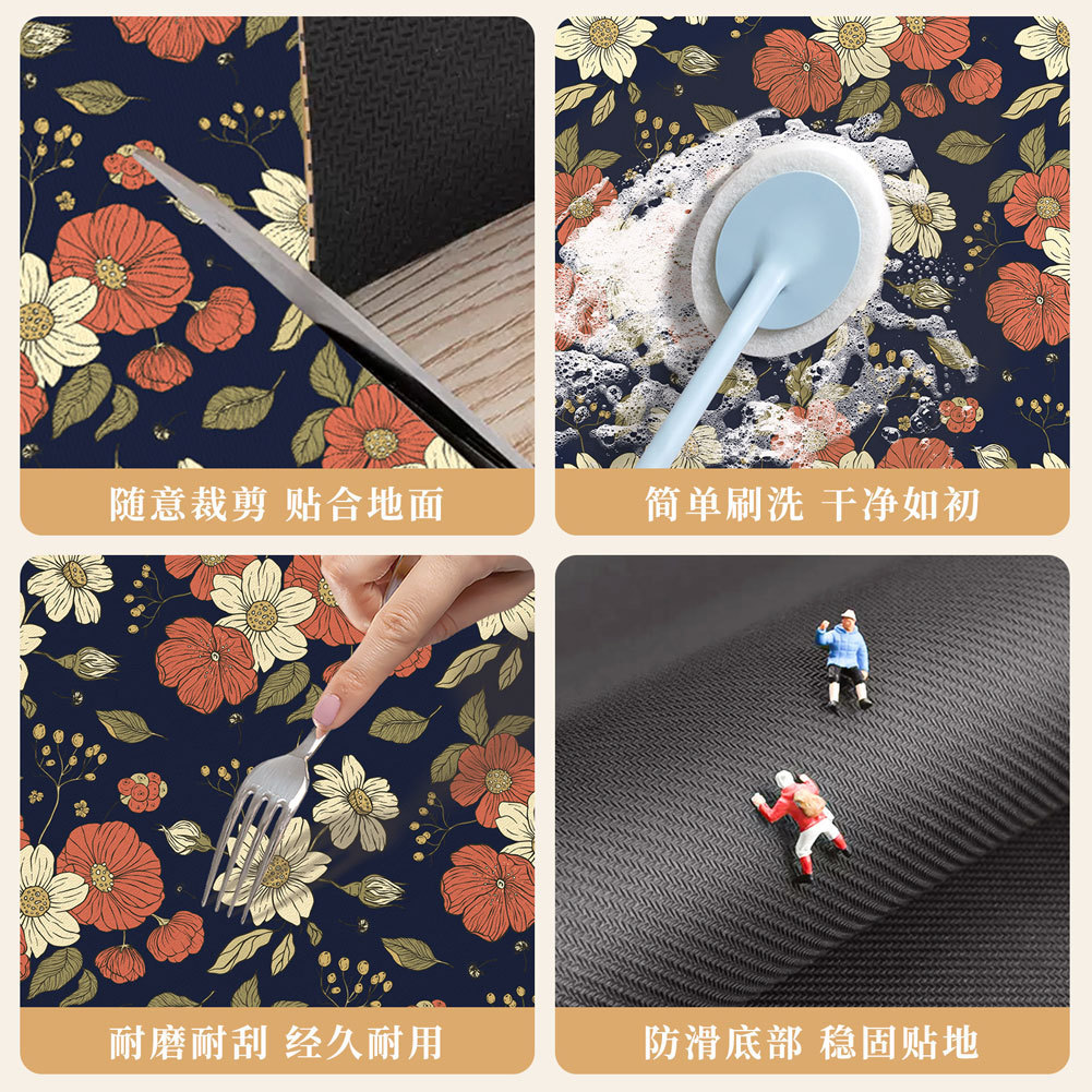 Alfombras de suelo de baño de generación de Temu transfronterizas almohadillas de absorción de agua y antideslizantes de baño de sentido superior almohadillas de barro de diatomeas image 5
