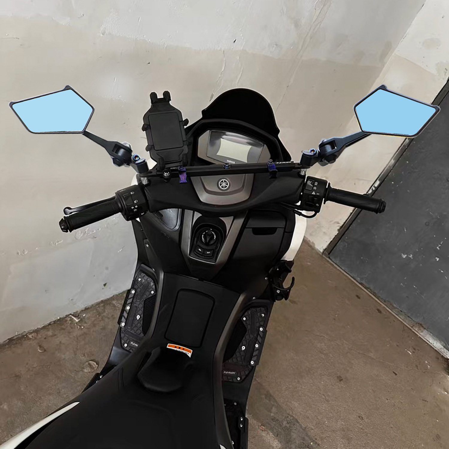 Suitable for Yamaha Touring Eagle, Fu Ying, Qiao Ge, Xuying, Sai Eagle 125 Modified Blade Rearview Mirror, Reflector