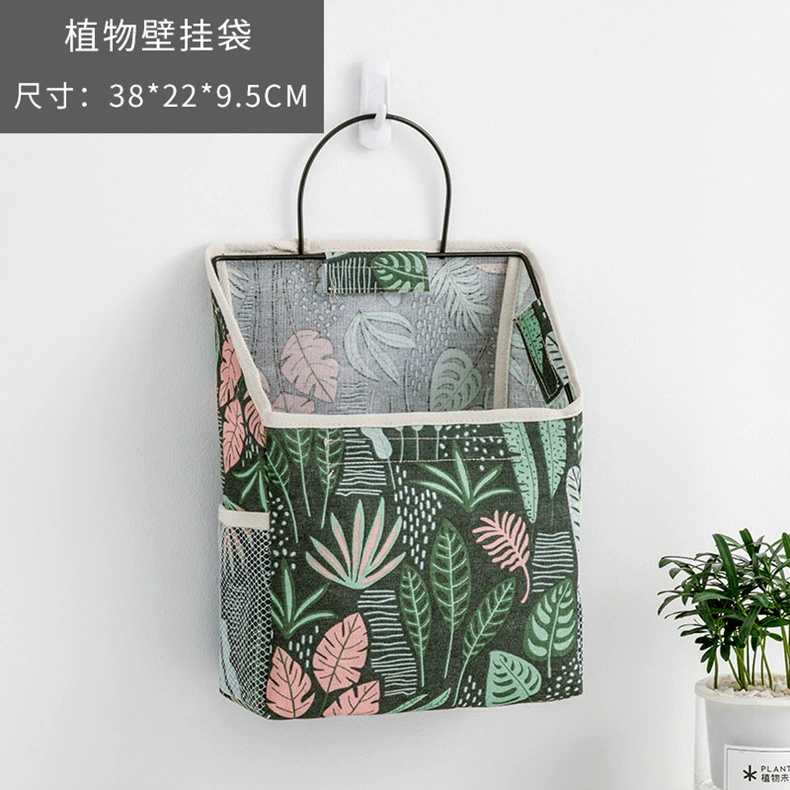 Подвесной органайзер, хлопок и лён, настенный крючок, 30×24 см, 0,16 кг