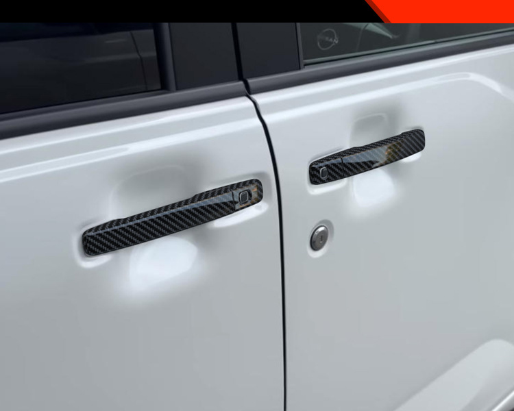 Suitable for 25 Mitsubishi Delica Mini Modified Car Door Handle Decorative Stickers Door Handle Handle Trim Strips
