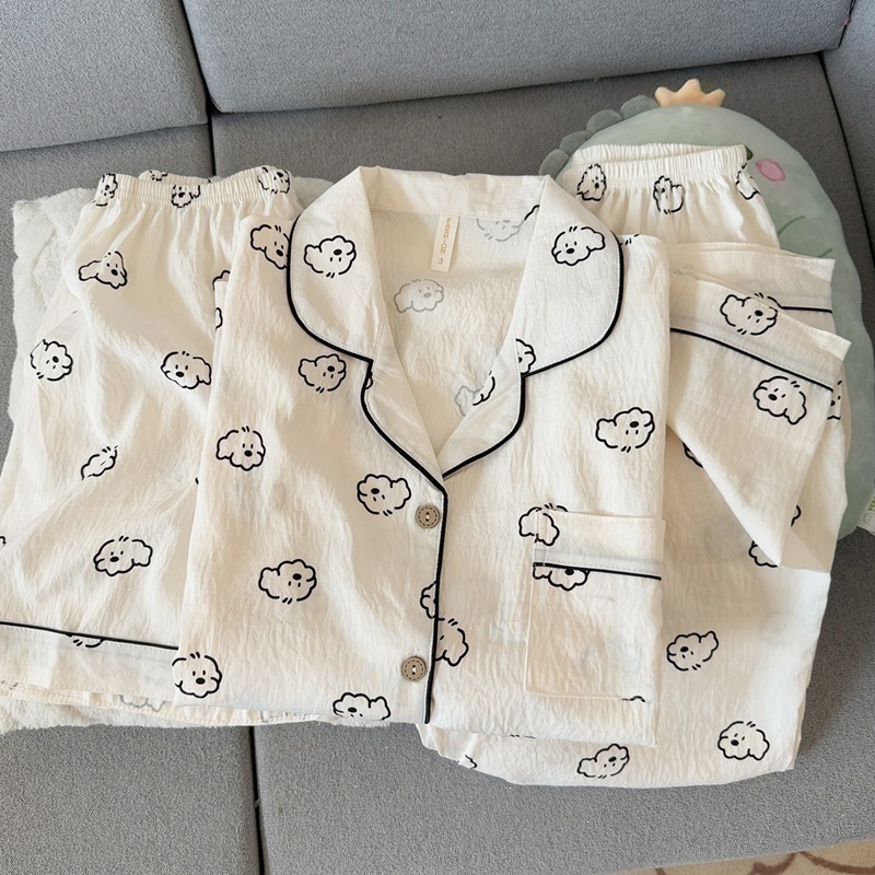 Yunduo cotton-j2866 # Cotton puppy apricot three-piece set / M code [recommended 37.5-50kg ]