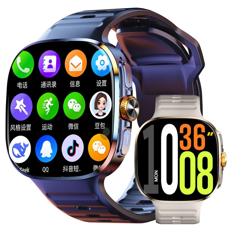 M99 Smart Watch 5g Card-Insertable Global Communication Google Store App Download Wide-Screen Touch Bluetooth Assistant Dual System