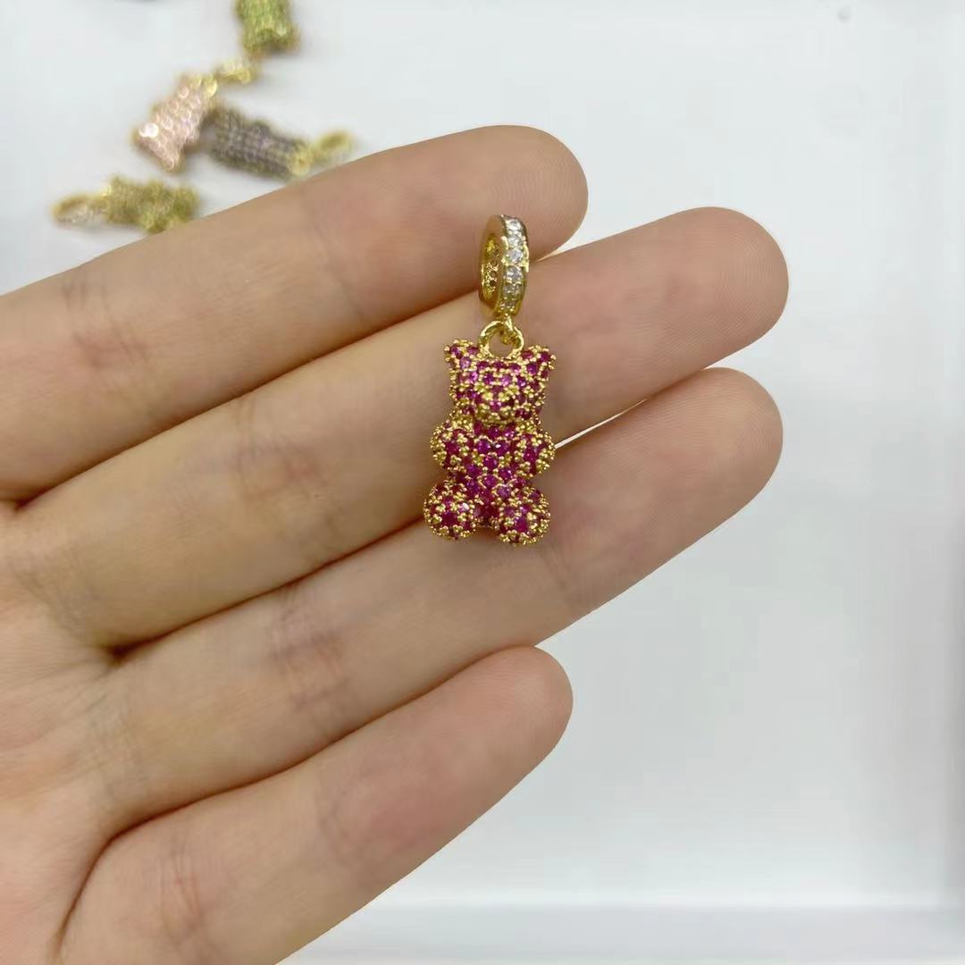 1 Piece Quantity Copper Material 1 Piece Diameter 4.5mm Copper Zircon Round Connectors