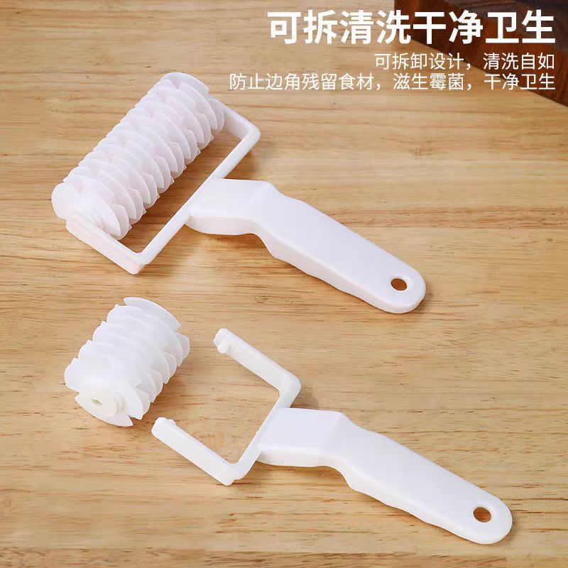 不锈钢披萨滚针双头排气防鼓包披萨烘焙工具面团扎孔针商用披萨针|undefined