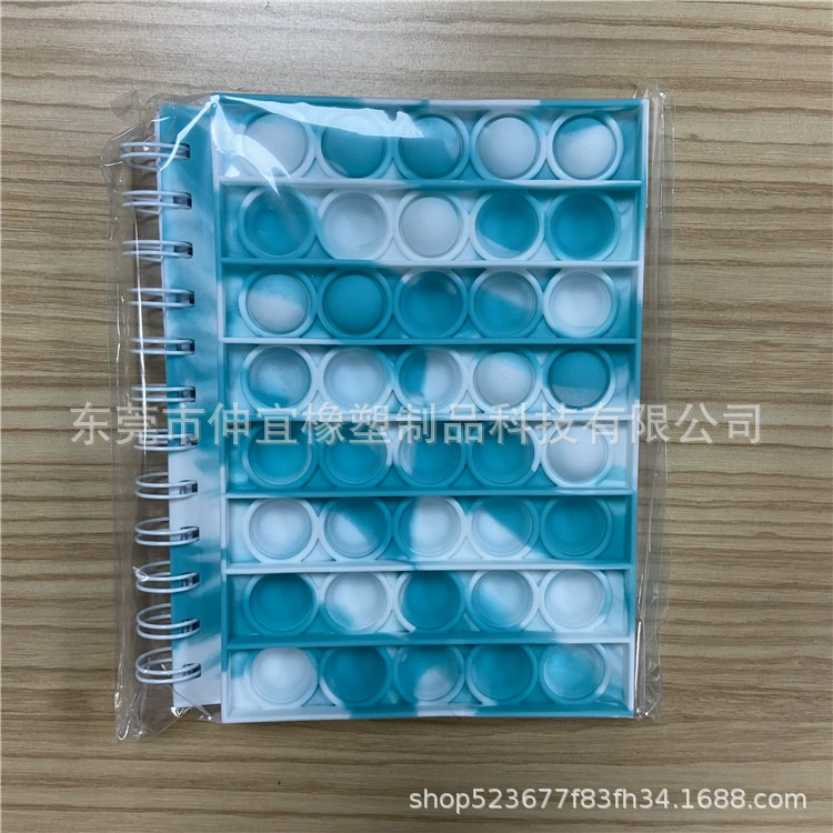 New pop notebook small silicone cover notebook decompression bubble notepad interesting science and education stationery