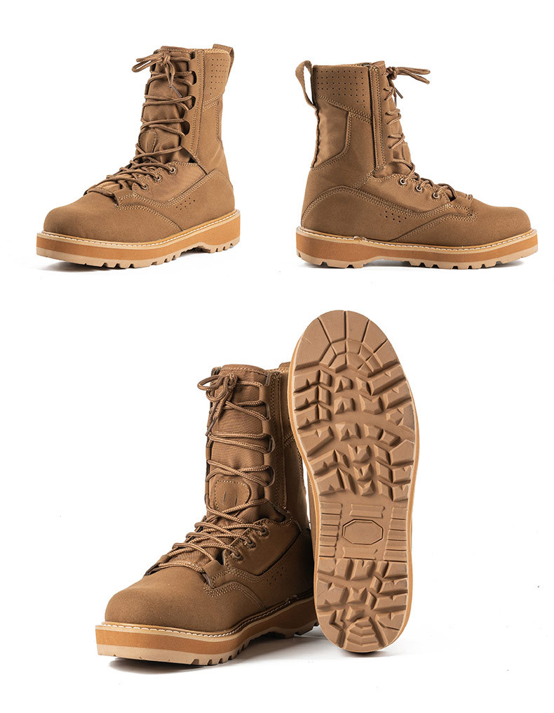 New Tiger combat boots Green Desert boots Brown boots Light combat boots Training boots_voghion.com