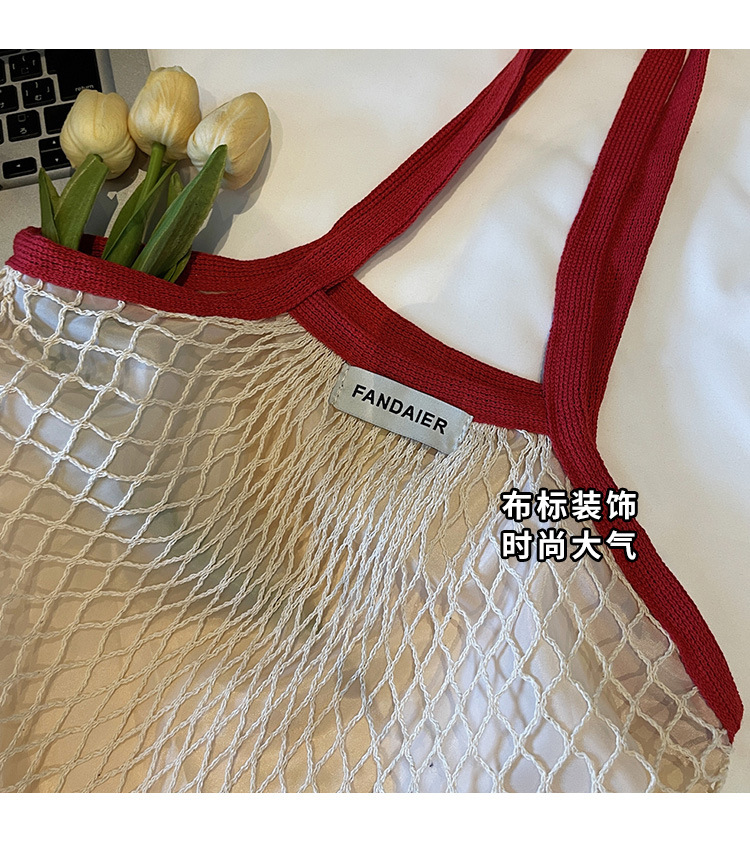 Lazy style large bag Women's 2025 new trendy and versatile single-shoulder bag with large capacity hollowed-out tote bag Application Scenario