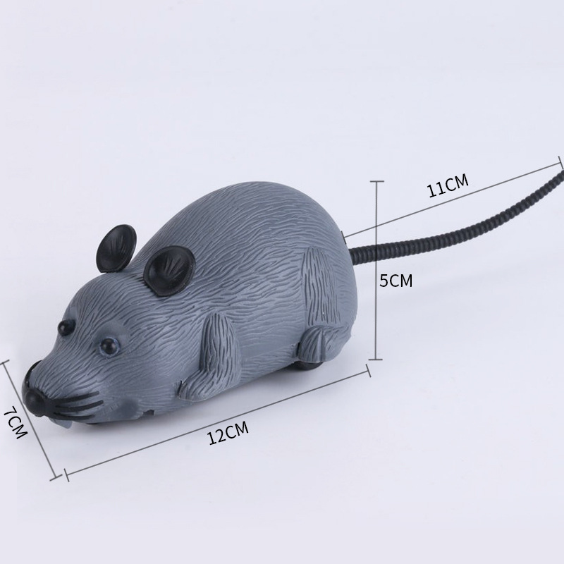 회전 쥐 인형 - 회색