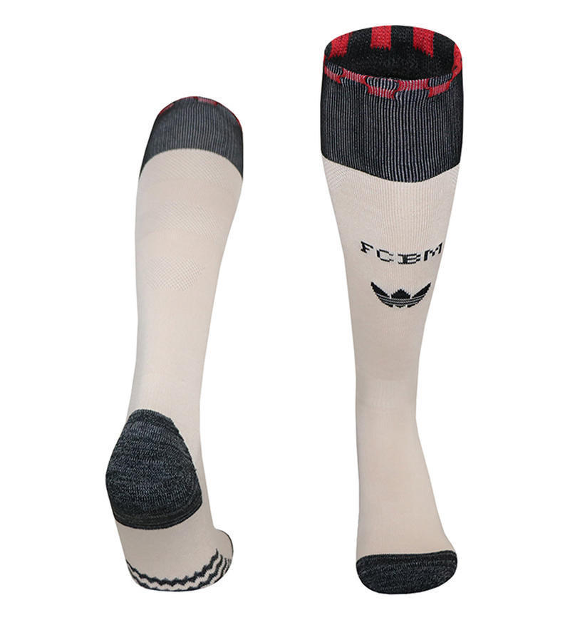 26 club tailandés Copa del Mundo calcetines de fútbol para hombres toallas profesionales sobre la rodilla antideslizante calcetines gruesas para adultos y niños