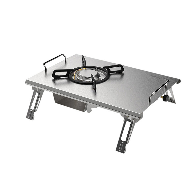Acampar al aire libre plegable portátil unidad de negocio IGT estufa de gas estufa de camping estufa de tarjeta IGT estufa de picnic de escritorio