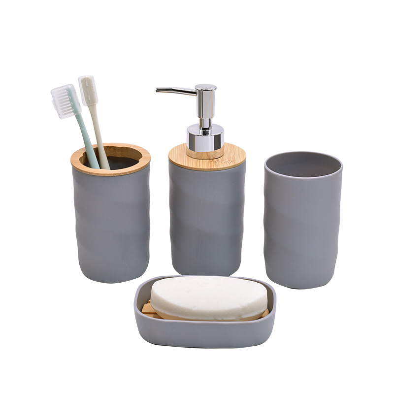 Productos de baño transfronterizos, set de siete piezas, set de baño europeo, set de enjuague bucal, set de taza de cepillo de dientes