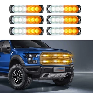 12-24V 6LED yük maşını motosiklet üçün xəbərdarlıq işığı