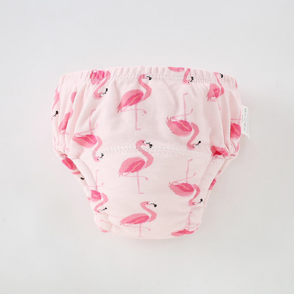 Bebé pantalones de entrenamiento infantil de algodón ecológico lavable a prueba de orina pantalones de aprendizaje pañal de tela transpirable nuevo bolsillo del pañal para los niños